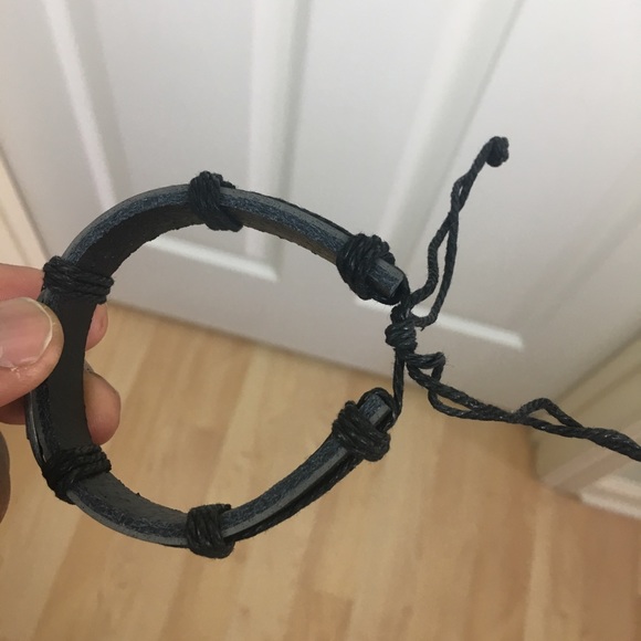 Jesus Is Lord Leather Bracelet - Picture 2 of 3